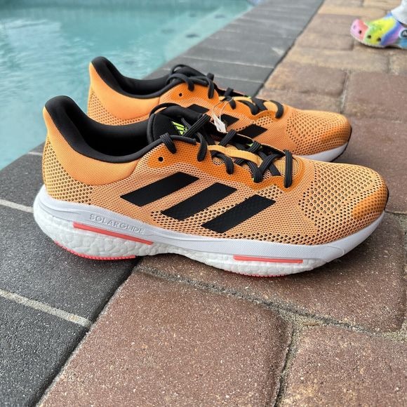 MEN\'S adidas Solar Glide 5 Running shoes Flash Orange Turbo GX5470 main image 10
